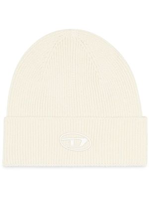 Diesel bonnet K-Coder Fully-B nervuré - Blanc