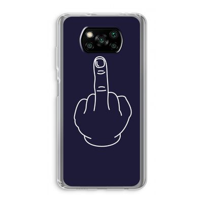 F**k U: Xiaomi Poco X3 NFC Transparant Hoesje