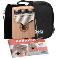 Sela SE 235 Kalimba 17 Set met draagtas en lesboekje - thumbnail