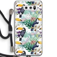 Tukans: LG V30 Transparant Hoesje met koord
