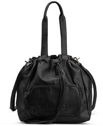 MUUD Libby Black - Handgemaakt leren tas voor diverse projecten 40x20cm