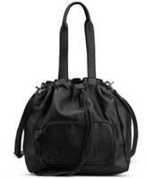 MUUD Libby Black - Handgemaakt leren tas voor diverse projecten 40x20cm