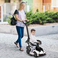 Lamborghini Gelicenseerde 3 in 1 Duwauto voor Kinderen Duwbeugel Afneembare Vangrail Claxon Auto voor Baby's van 12 tot 36 Maanden