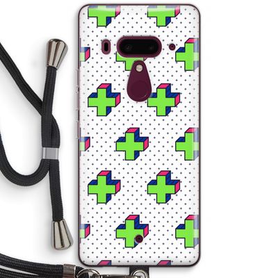 8-bit N°10: HTC U12+ Transparant Hoesje met koord