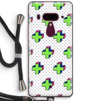 8-bit N°10: HTC U12+ Transparant Hoesje met koord