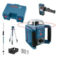 Bosch Professional GRL 400 H Rotatielaser rood + BT 170 HD statief + GR 240 meetlat + LR 1 laserontvanger in koffer - 061599403U