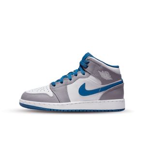 Air Jordan 1 Mid True Blue Cement (GS)