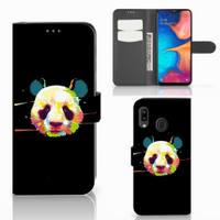 Samsung Galaxy A30 Leuk Hoesje Panda Color - thumbnail