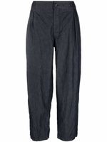 Comme Des Garçons Shirt pantalon ample à effet froissé - Bleu
