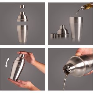 Vacu Vin 78423606 cocktailshaker Roestvrijstaal