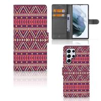 Samsung Galaxy S22 Ultra | Telefoon Hoesje | Aztec Paars