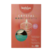 Crystal maxi lights 8 uur doos 12 Stuks
