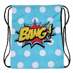 Fun rugtas pop-art motief Bang!