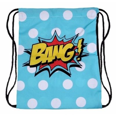 Fun rugtas pop-art motief Bang!