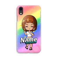 Chibi Maker vrouw: iPhone XR Volledig Geprint Hoesje