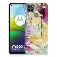 Hoesje maken Motorola Moto G9 Power Letter Painting