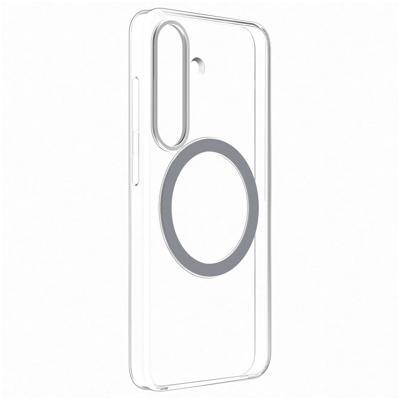 SamsungGalaxy S25 Clear Magnet Case Telefoonhoesje Transparant