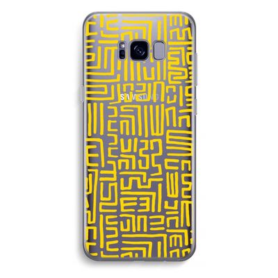 Majorelle Blue Print: Samsung Galaxy S8 Plus Transparant Hoesje