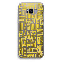 Majorelle Blue Print: Samsung Galaxy S8 Plus Transparant Hoesje