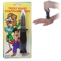 Lastig uittrekbare Plastic mes Fun Gag speelgoed
