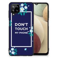 Samsung Galaxy A12 | Telefoon Hoesje | Flowers Blue DTMP