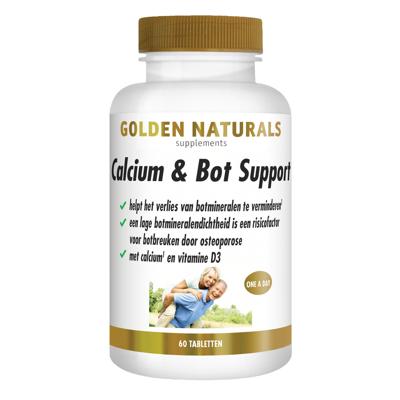 Golden Naturals Calcium & Bot Support 60Tabletten