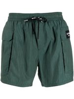 Balmain short de bain à patch logo - Vert