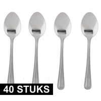 40x Thee/dessertlepels van 15 cm - thumbnail