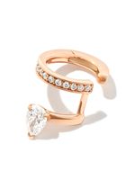 Repossi bijou d'oreille Serti sur Vide en or rose 18ct pavé de diamants