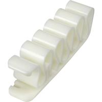 TRU COMPONENTS Kabelclip Zelfklevend 1572343 Bundel-Ø (bereik) 8 mm (max) Wit 1 stuk(s)