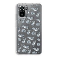 Poezen: Xiaomi Redmi Note 10S Transparant Hoesje