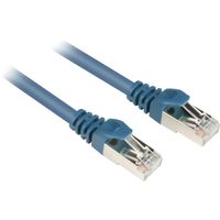 Sharkoon 0.25m Cat.6 S/FTP netwerkkabel Blauw 0,25 m Cat6 S/FTP (S-STP) - thumbnail