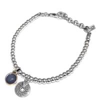 Qoss Armband Zoey Disc Jeansblauw