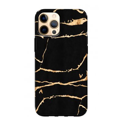 Gouden marmer: iPhone 12 Pro Max Tough Case