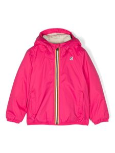 K Way Kids veste zippée à patch logo - Rose