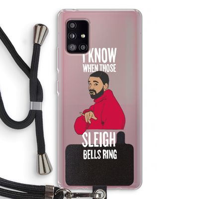 Sleigh Bells Ring: Samsung Galaxy A51 5G Transparant Hoesje met koord