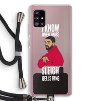 Sleigh Bells Ring: Samsung Galaxy A51 5G Transparant Hoesje met koord