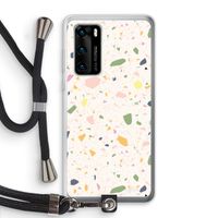 Terrazzo N°21: Huawei P40 Transparant Hoesje met koord