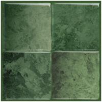 Vierkante Groene Tegelstickers - Duurzaam Vinyl voor Interieurdecoratie