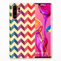 Huawei P30 Pro | TPU bumper | Zigzag Multi Color