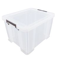 Allstore Opbergbox - 48 liter - Transparant - 49 x 44 x 31 cm - thumbnail