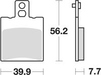 TRW Brake pad mcb 708 ec organic