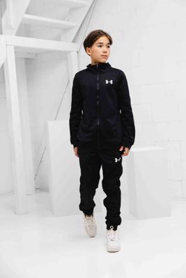 Under Armour Rival Knit Trainingspak Kids Zwart - Maat 128 - Kleur: Zwart | Soccerfanshop