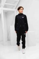 Under Armour Rival Knit Trainingspak Kids Zwart - Maat 128 - Kleur: Zwart | Soccerfanshop