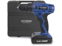 Hyundai Accuboormachine 14,4V - Li-ion accu met 1.3 Ah accu-capaciteit Hyundai Accuboormachine 14,4V - Li-ion accu met 1.3 Ah accu-capaciteit