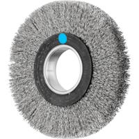 PFERD TOOLS Ronde borstel breed ongetordeerd RBU Ø 180 x 25 mm variabel boorgat Ø roestvrijstalen draad 0,30 voor slijpblok 1 POS RBU 18025/AK32-2 INOX 0,30