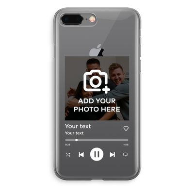 Music Player: iPhone 8 Plus Transparant Hoesje