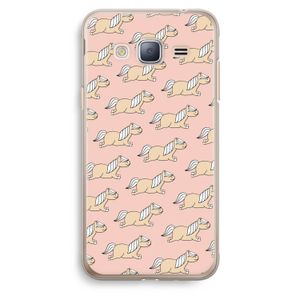 Ponys: Samsung Galaxy J3 (2016) Transparant Hoesje