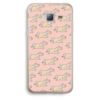 Ponys: Samsung Galaxy J3 (2016) Transparant Hoesje