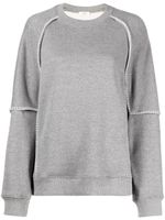 Goen.J sweat à design superposé - Gris